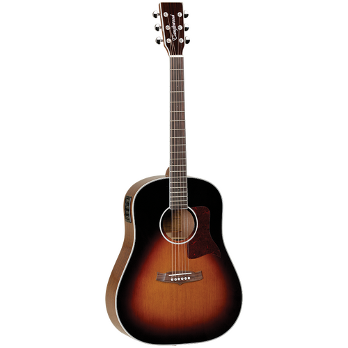 Tanglewood 15SDTE Sundance Performance Pro Sloped Shoulder Dreadnought Torrefied Top with ABS Case