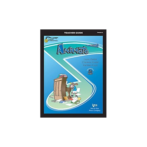 Theory Gymnastics Animato Teacher Guide by Neil A. Kjos Music Company, 80 Pages