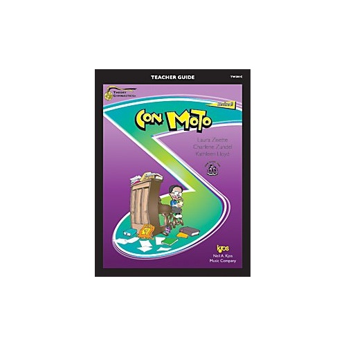 Theory Gymnastics Con Moto Teacher Guide by Neil A. Kjos Music Company - 88 Pages