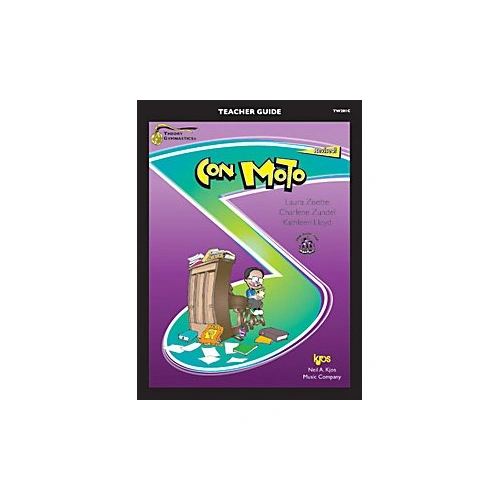 Theory Gymnastics Con Moto Teacher Guide by Neil A. Kjos Music Company, 88 pages, Classroom & Education, Games