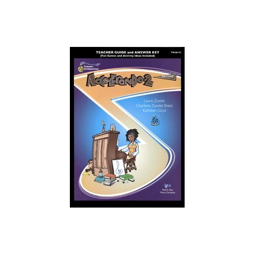 Theory Gymnastics Accelerando 2 Teacher Guide by Neil A. Kjos Music Company, 100 Pages, Comprehensive Theory and Ear-Training Curriculum