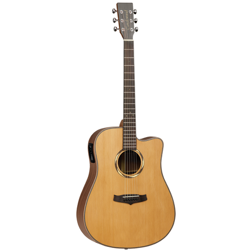Tanglewood 20th Anniversary Limited Edition Solid Cedar Top Acoustic Guitar Dreadnought w/ Cutaway & Pickup