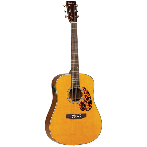 Tanglewood TW40DANE Sundance Historic Acoustic Guitar Dreanought Natural w/ Pickup & Case