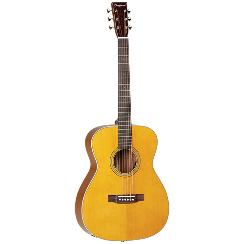 Tanglewood TW40OANELH Sundance Historic Acoustic Guitar Orchestra Left Handed Natural w/ Pickup & Case