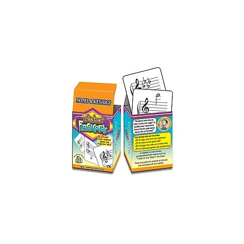 Student Flash Cards for Key Signatures and Notes