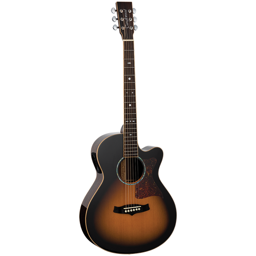 Tanglewood TW45RVSE Sundance Reserve Superfolk Acoustic Guitar with Solid Cedar Top and Premium Foam Case