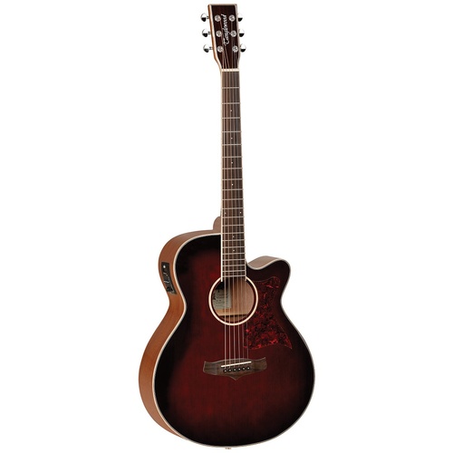 Tanglewood TW4WB Winterleaf Super Folk Cutaway Guitar Whiskey Barrel Burst