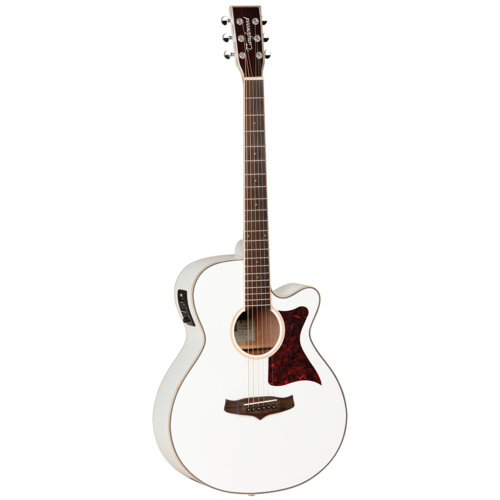 Tanglewood TW4WH Winterleaf Super Folk C/E White Gloss