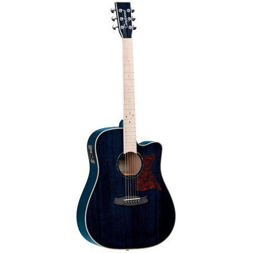 Tanglewood TW5EBLA Winterleaf Blonde Dreadnought C/E Bondi Blue Gloss Guitar