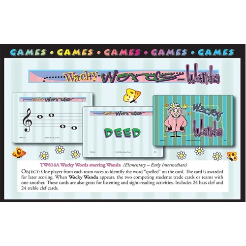 Wacky Words Card Game by TCW Resources
