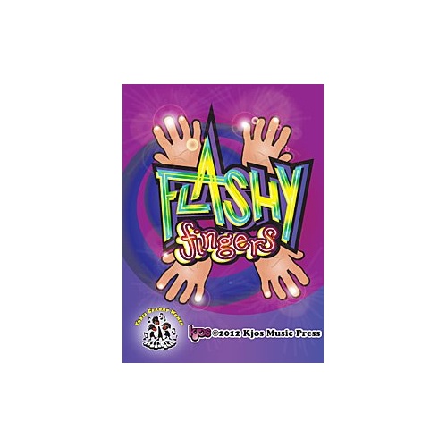 Flashy Fingers Card Game for Music Theory - 2 to 8 Players, Teaching Five-Finger Patterns and I Chords, Published by Neil A. Kjos Music Company