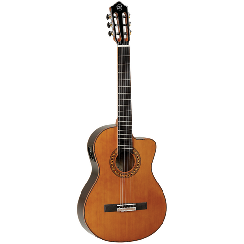 Tanglewood TWEMDC5 Enredo Madera Classical Cutaway Electric Guitar Solid Cedar Top