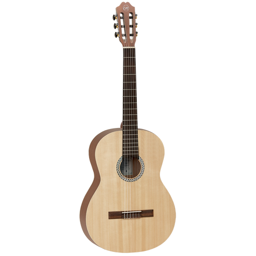 Tanglewood TWEME2 Enredo Madera Elegante Full Size Classical Guitar with Spruce Top and Mahogany Back, Natural Satin Finish, Gig Bag Included