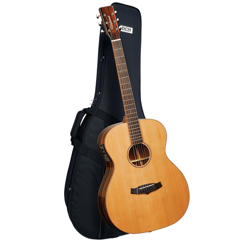 Tanglewood TWJFE  JAVA Folk Acoustic Electric Guitar with DCM Premium Case (TWJFE-P)