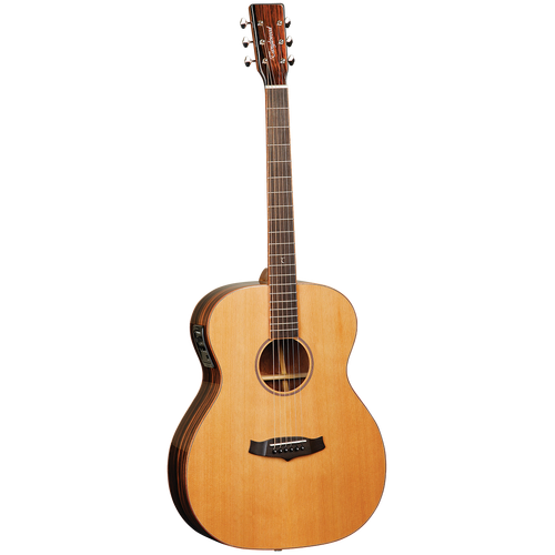 Tanglewood TWJFE Java Folk Acoustic Electric Guitar with Solid Cedar Top and Fishman Presys EQ