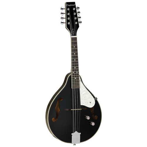 Union Series Mandolin Black with Pickup, Teardrop, Linden Top, Techwood Fingerboard, Under Saddle EQ, SKU TWMTBKPE