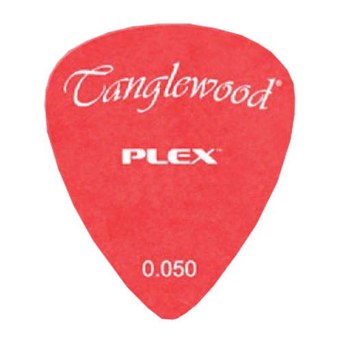 Tanglewood TWPP1 PLEX Picks Pack of 12 .050mm Red