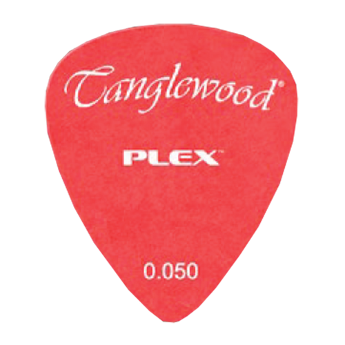 Tanglewood TWPP1 PLEX Picks Pack of 12 .050mm Red