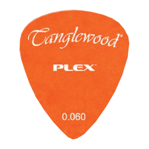 Tanglewood TWPP2 PLEX Picks Pack of 12 .060 Orange
