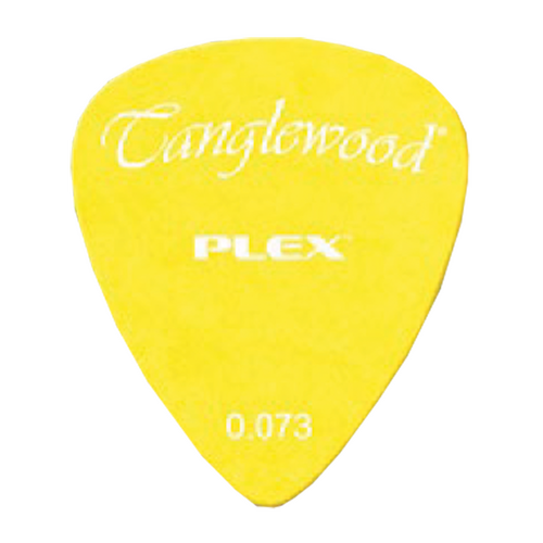 Tanglewood TWPP3 Plex Picks Pack of 12 .073mm Yellow