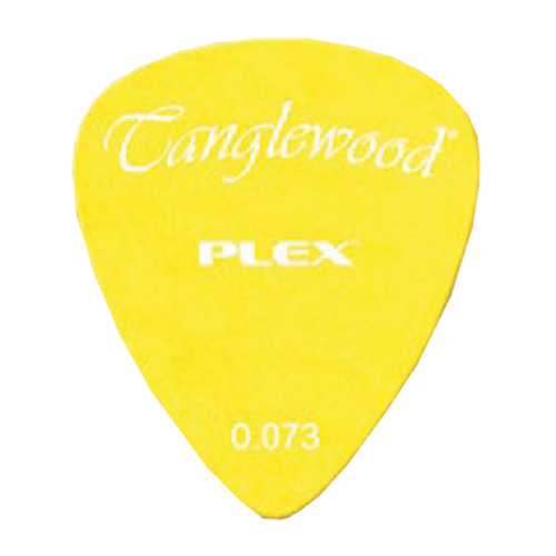 Tanglewood TWPP3 PLEX Picks Pack of 12, .073mm Thickness, Yellow