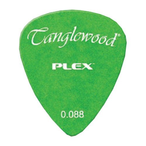 Tanglewood TWPP4 Plex Picks Pack of 12 .088mm Green