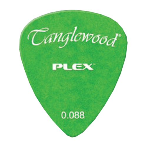 Tanglewood TWPP4 Plex Picks Pack of 12 .088mm Green