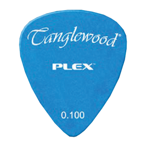 Tanglewood TWPP5 PLEX Picks Pack of 12 - .100 Blue