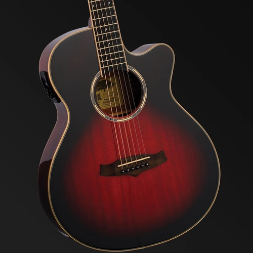 Tanglewood Winterleaf Pro Super Folk C/E Acoustic-Electric Guitar Antique Vintage Burst TWPRO4-CE-AVB
