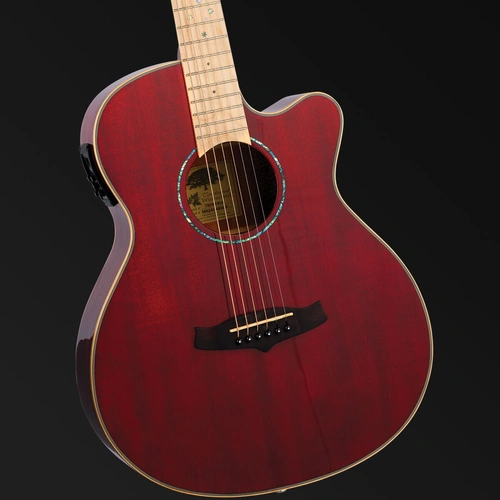 Tanglewood Winterleaf Pro Blonde Superfolk C/E Barossa Red Gloss Acoustic-Electric Guitar [TWPRO4-CE-BLB]