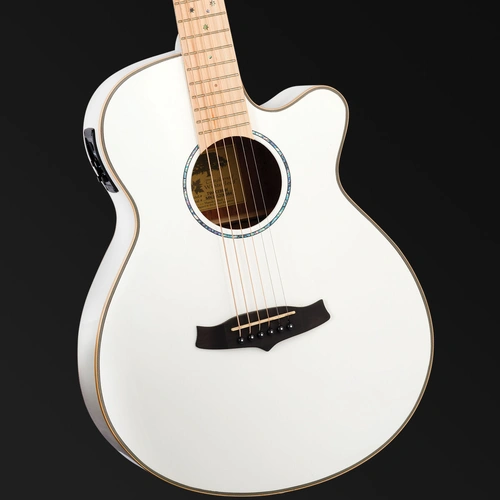 Tanglewood Winterleaf Pro Blonde Superfolk C/E Acoustic-Electric Guitar Whitsunday White Gloss TWPRO4-CE-BLW