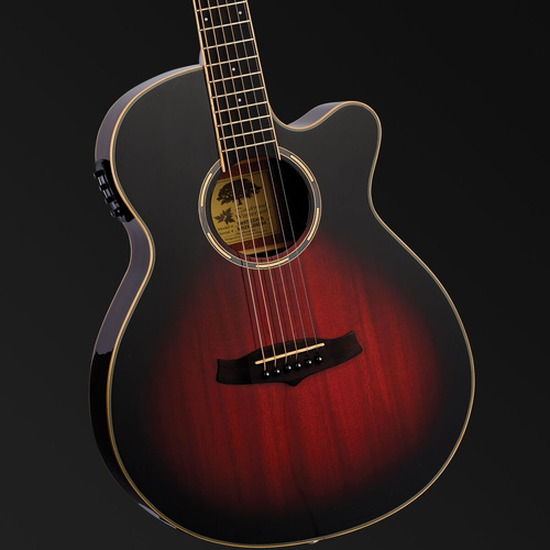 Tanglewood Winterleaf Pro Thinline Super Folk C/E Antique Vintage Burst Acoustic-Electric Guitar [TWPRO4-TL-CE-AVB]