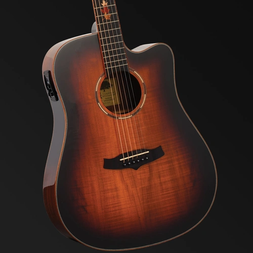 Tanglewood Winterleaf Pro TWX5-CE-K Dreadnought Acoustic Guitar with Koa Back and Sides, Solid Spruce Top, Premium Plus EQ