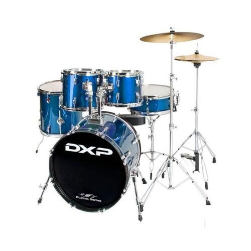 DXP TX06PMBL Fusion 20 Series Drum Kit Package  Midnight Blue