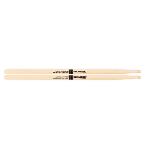 ProMark Hickory 5A "Pro-Round" Wood Tip drumstick