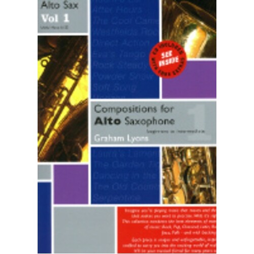 Compositions For Alto Saxophone Book 1 Book/CD (Softcover Book/CD)