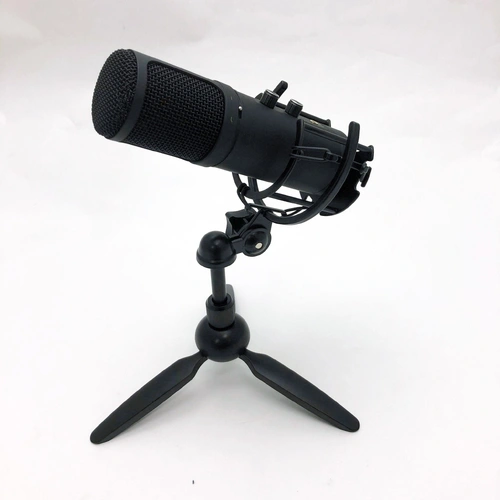 USB Condenser Studio Microphone with Headphone Output, Desk Stand, USB Cable & Carry Bag