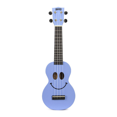 Mahalo U-Smile Series Soprano Ukulele (Light Blue)