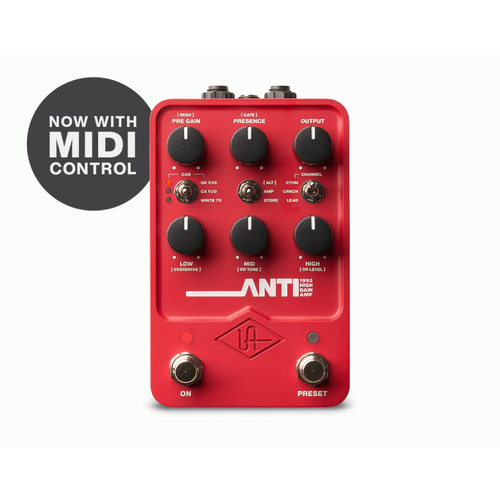 Universal Audio UAFX ANTI 1992 High Gain Amp