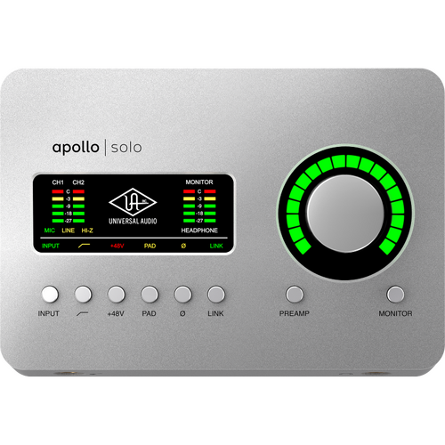 UA Apollo Solo Thunderbolt Heritage Edition with UAD Plug-In Package