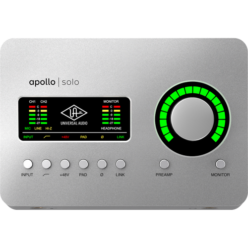 UA Apollo Solo Thunderbolt Heritage Edition with UAD Plug-In Package
