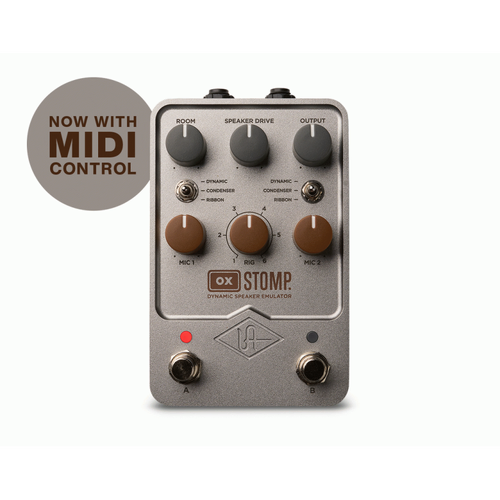 UA OX Stomp Dynamic Speaker Emulator Pedal