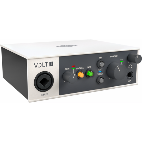 UA Volt 1 USB 1 In/2 Out Audio Interface with Vintage Mic Preamp for Mac, PC, iPad, iPhone