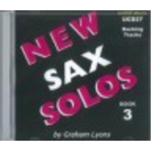 New Sax Solos Book 3 CD Alto Or Tenor (Softcover Book/CD)