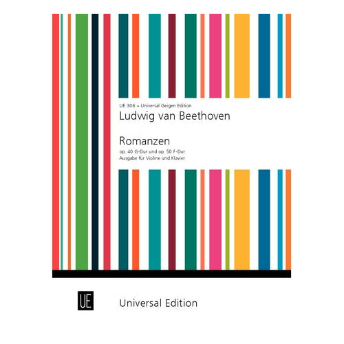 2 Romances for Violin and Piano Op. 40 & 50 by Composer