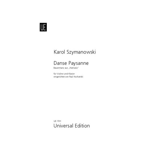Danse Paysanne for Violin and Piano Sheet Music