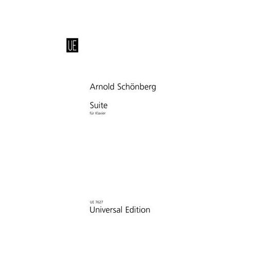 Suite for Piano Op 25 Sheet Music
