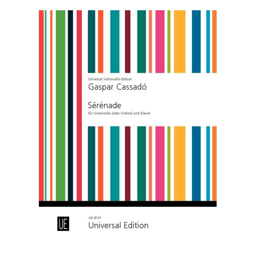 Serenade for Cello and Piano Sheet Music