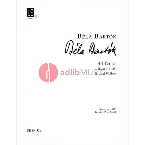 44 Duets Volume 1 for 2 Violins Sheet Music