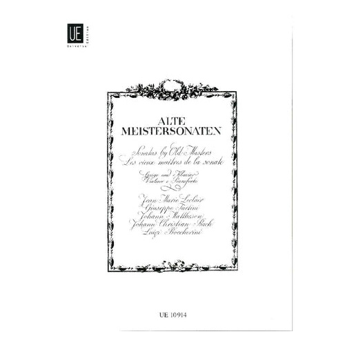 Sonatas By Old Masters for Violin and Piano Sheet Music